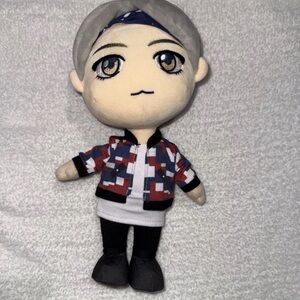 Plush Doll with Patterned jacket BTS TinyTAN Mic Drop Plush